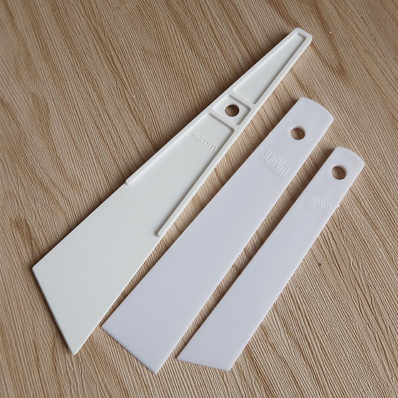 3pc/set Leathercraft Gumming Glue Gluing Tool Plastic Crafts Carving Leather DIY Handmade Plastic Gumming Board Smear Glue Tool