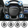 YMK5  Car Steering Wheel Booster Ball Spinner Knob Bearing Power Handle Rotating Interior Accessories For Skoda Kodiaq Octavia MK3 MK2