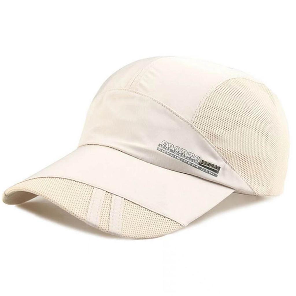Breathable Mesh Baseball Cap Quick Dry Adjustable Sunshade Hat With Sweatband For Outdoor Running Hiking Travel Men Women