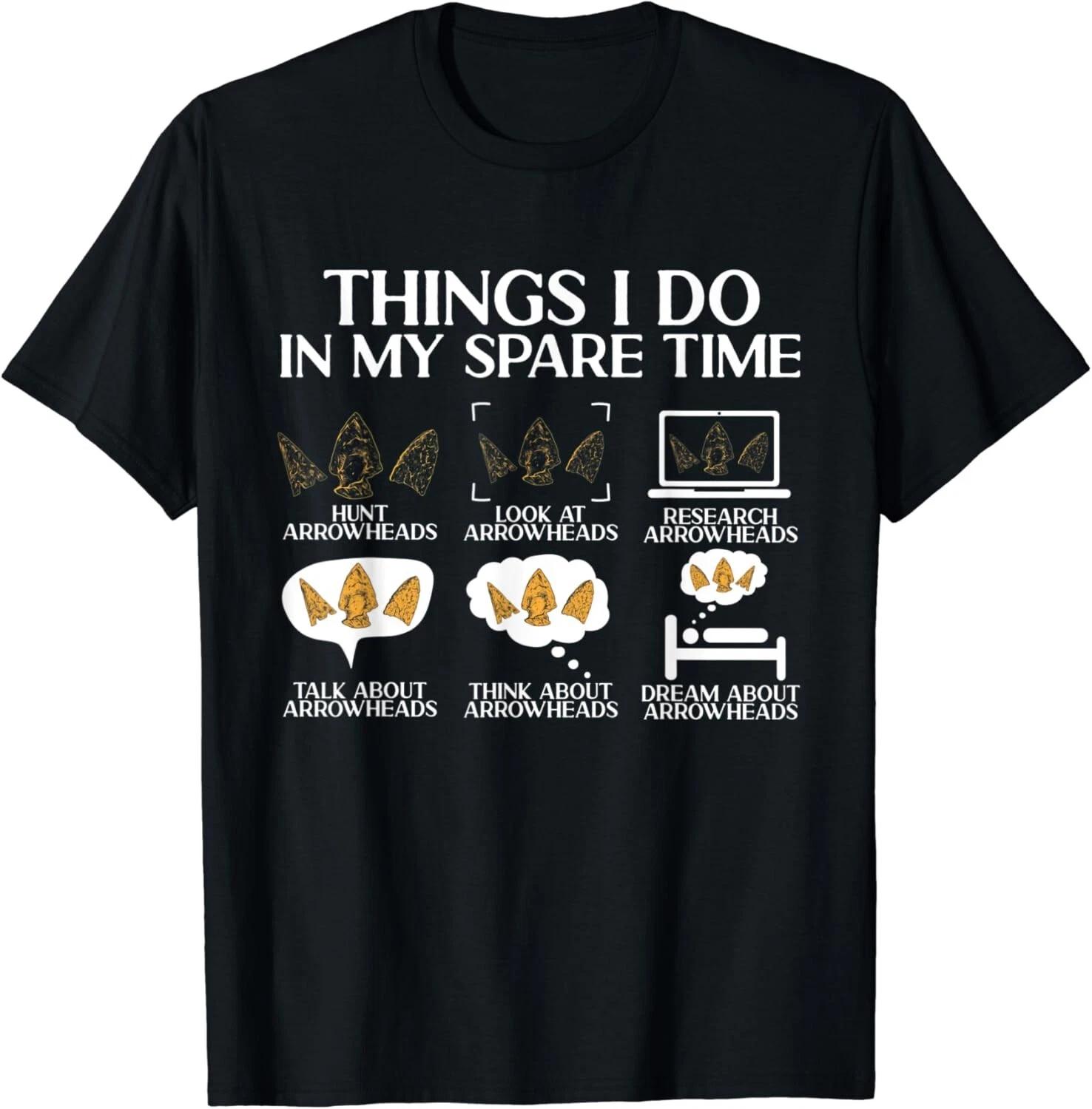 

Arrowhead Things I Do In My Spare Time Arrowhead Hunting Gift Unisex T-Shirt 2XL