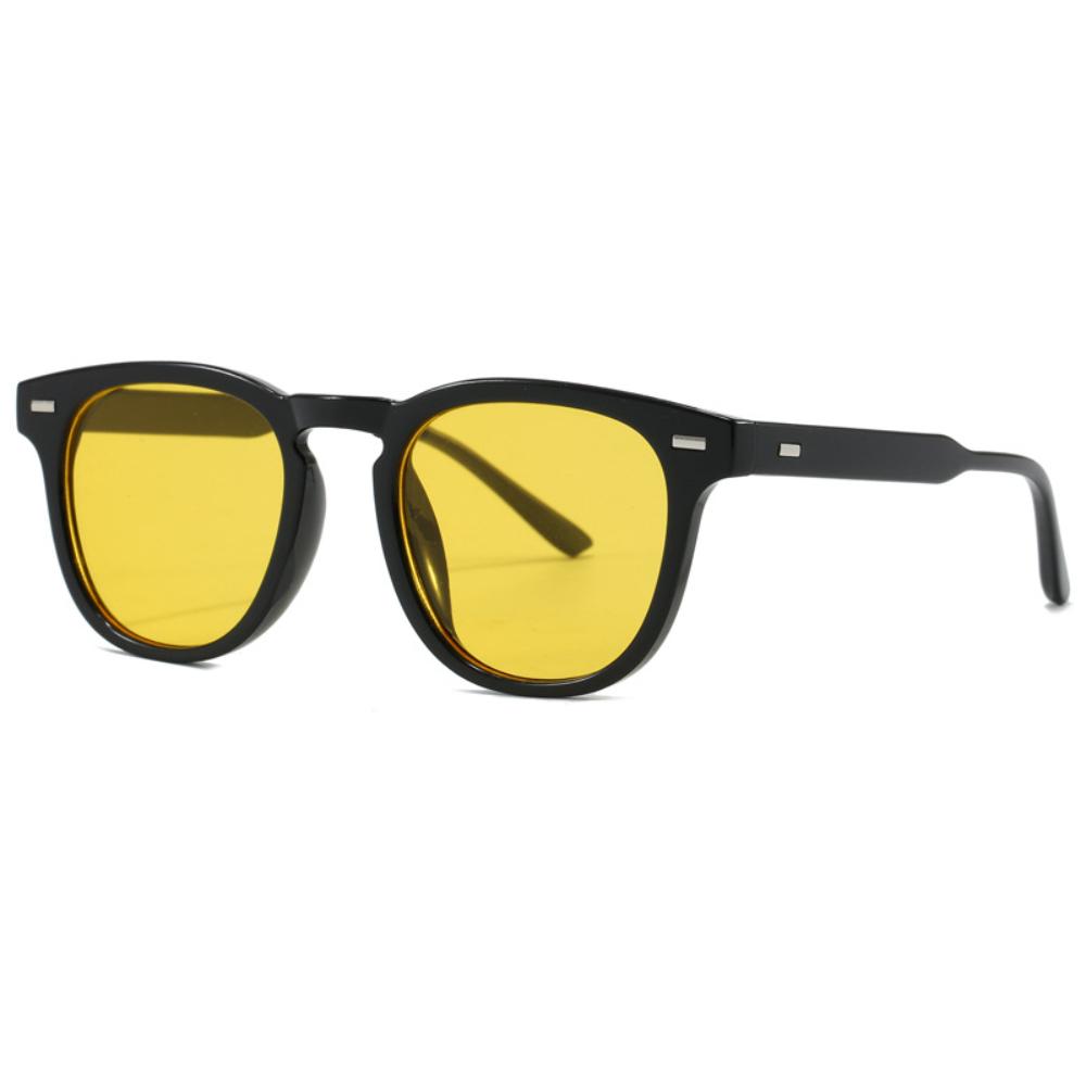 Round Sunglasses Uv-Resistant Unisex Eyewear Luxury Brand Sunglasses Vintage Vintage Sun Glasses For Stylish Outfits Traveling