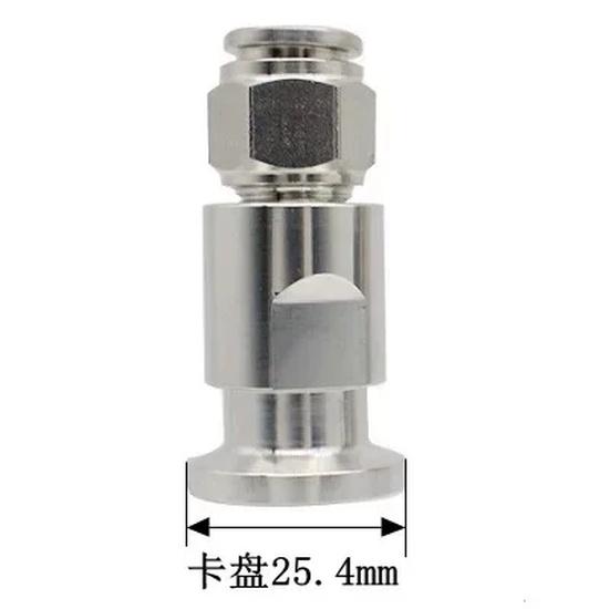 Pneumatic Tube Connector SS304 SS316L Tri Clamp TC25.2MM-77.5MM air hose fittings PC 4MM-16MM Stainless SteelClamp Push In Quick