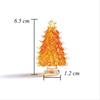 Creative Crystal Christmas Tree Figurines Home Xmas Decoration Paperweight Crafts Art&Collection Table Ornaments Souvenir Gifts