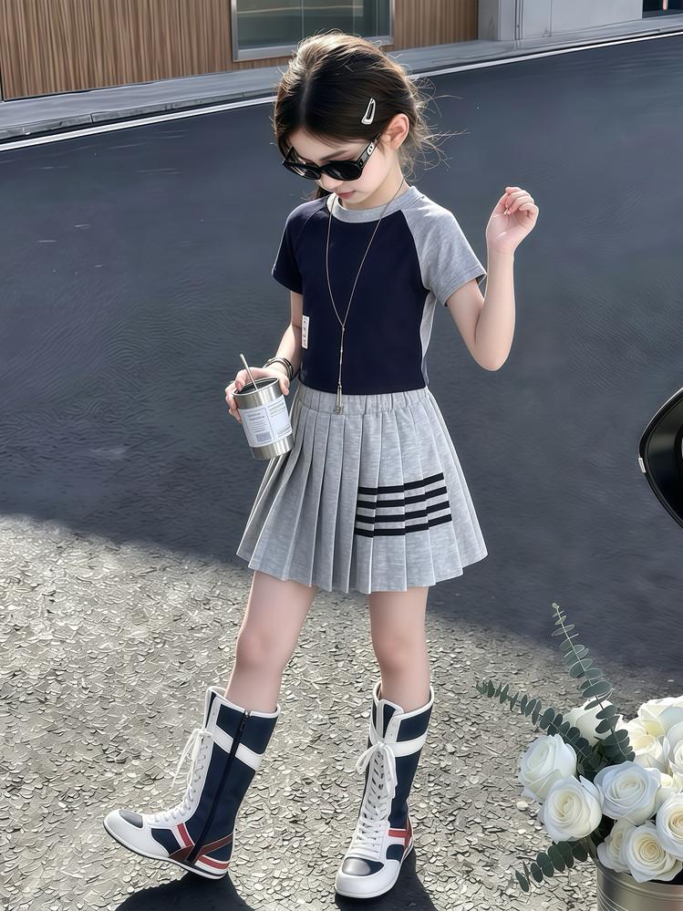 Girls' Sports Suit Summer Outfit