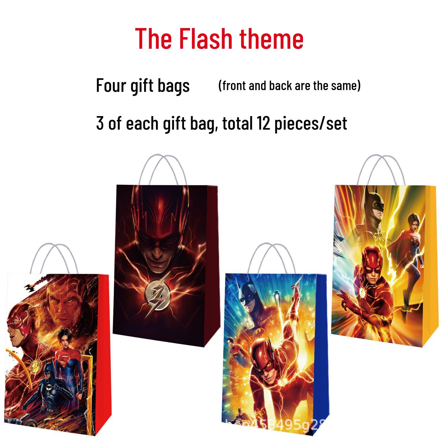 Flash Gift Bags for Birthday & Party Decorations - Kraft Paper Candy & Tote Bags
