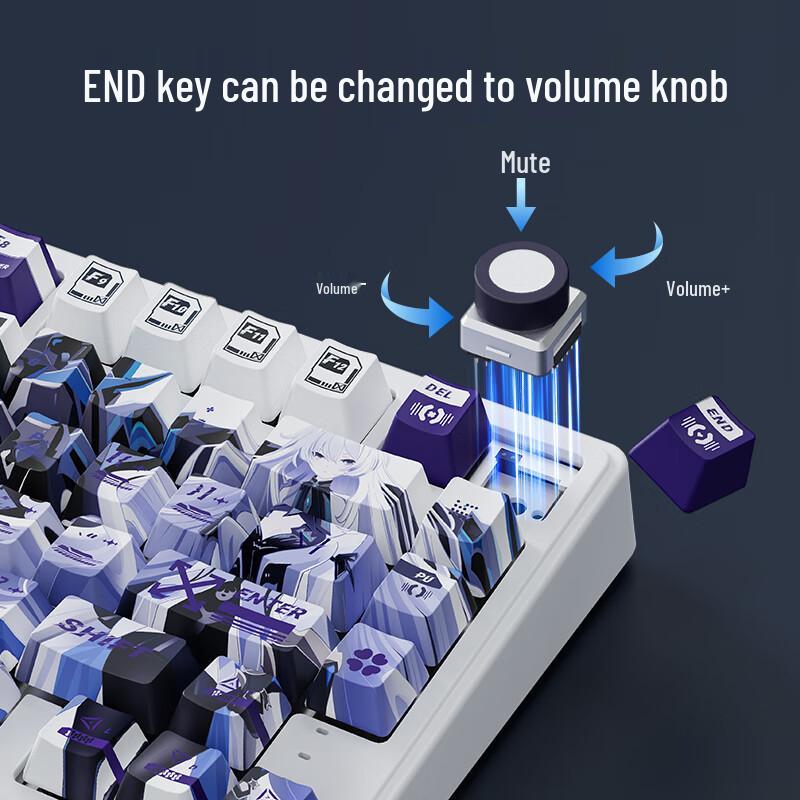 RKR75Pro Customizable Magnetic RGB Gaming Keyboard