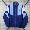 Unisex Long Windbreaker Jacket Retro Sport Coat Football Training Outdoor Casual Wear Fall Winter
