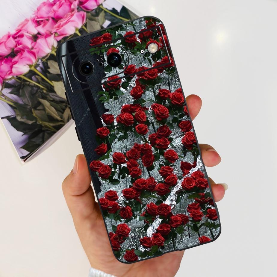 For Google Pixel 8A Case Pixel8 Pro New Fashion Painted Cover Soft Silicone Phone Case For Google Pixel 8 Pro Pixel8A Funda Capa