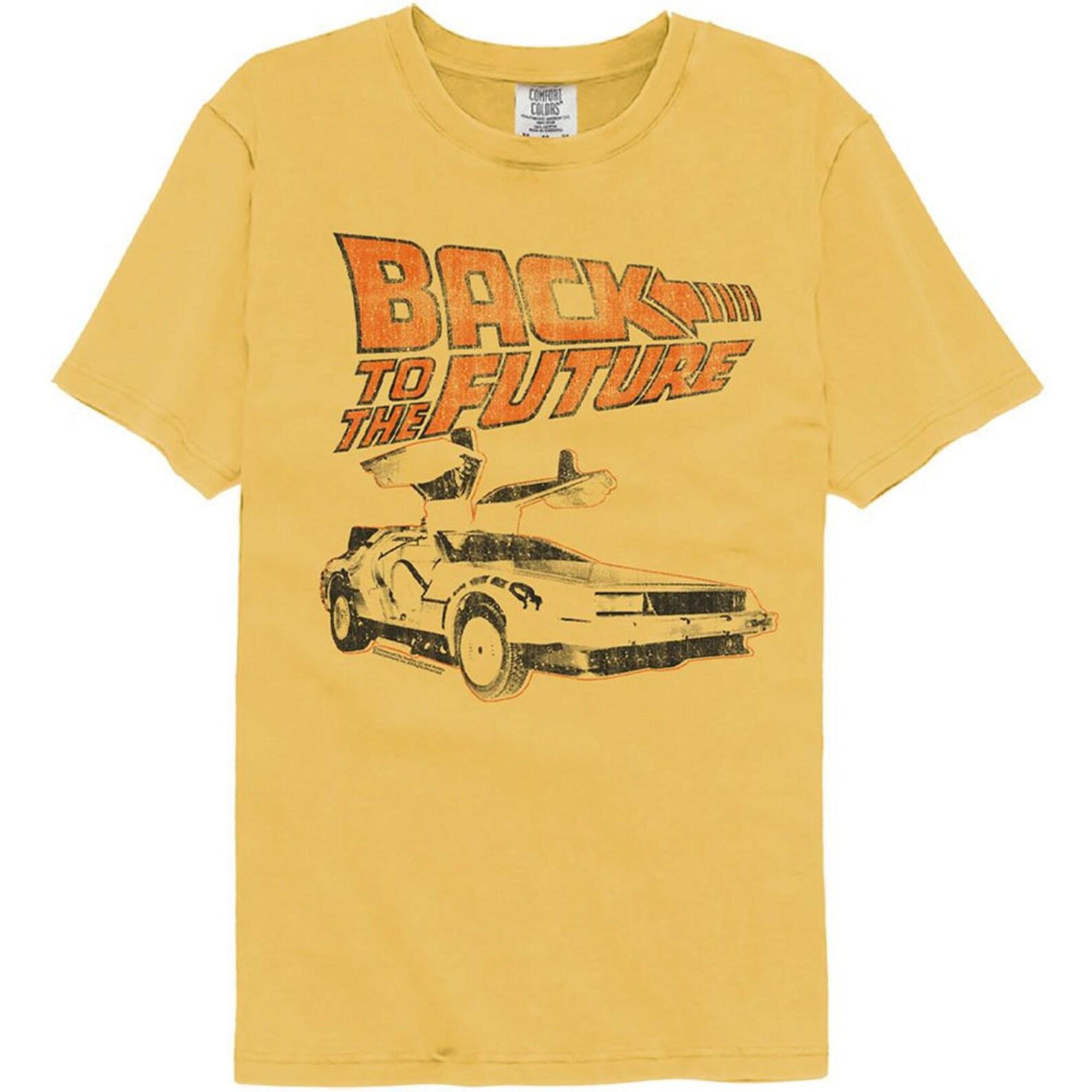 Back To The Future My Other Ride Mustard Comfort Color T-Shirt 2XL