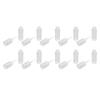 10pcs Empty Lip Gloss Tube Transparent Leakage Proof Refillable Lip Glaze Bottle for Lip Cosmetic