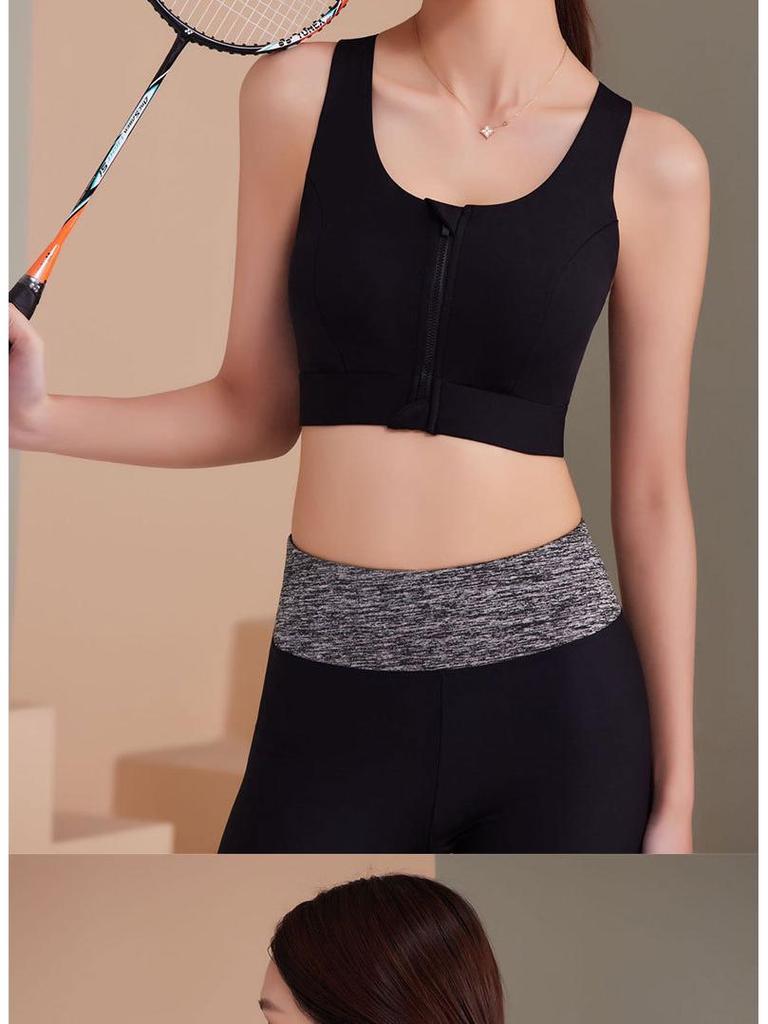High-Impact Padded Sports Bra - Women's Shockproof Running & Yoga Camisole