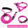 Adjustable Dog Leash and Collar Set for Small, Medium, and Large Dogs - Ideal for Walking Pets like Teddy and Golden Retriever