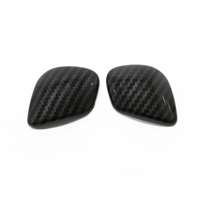 For Volkswagen T-Roc TROC 2017- ABS Console Gear Shift Box Knob Head Cover Molding Frame Trims Carbon Fibre Car Accessories