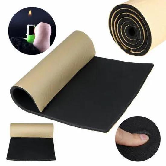 50PCS Sheets 5mm Sound Deadening Damping Mat Self-Adhesive Car Silent for Compact Van Proofing Camper Interior Accessories Heat Shields 2