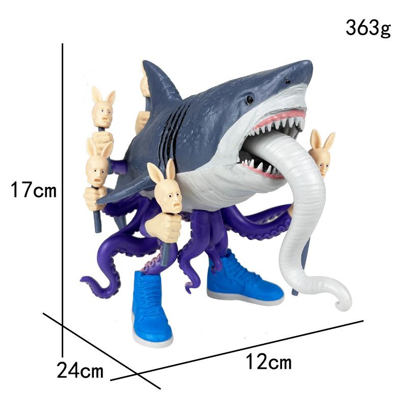 

Тунг Тунг Тунг Сахур Тралалеро Тралала Итальянский Мозговой Гниль Монстр Фьюжн Издание Аниме Экшн Фигурка Мультяшное Украшение Игрушка Подарок