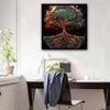 New Arrival 5D DIY Full Circle Diamond Painting "Round Tree Roots" Embroidery Cross Stitch Home Decor Gift