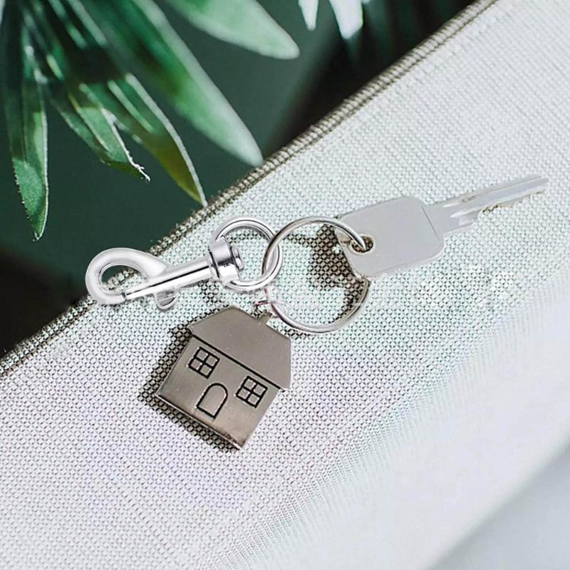 10pcs Zinc Alloy Dog Hook DIY Keychain Clasps for Bags and Luggage Durable Metal Buckles for Backpacks and Suitcases