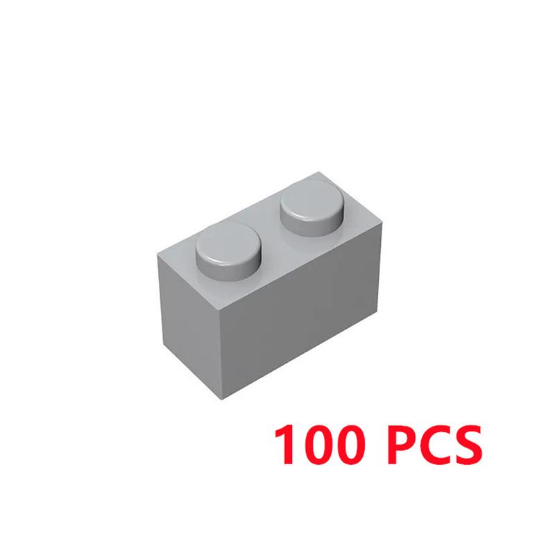 

100 Pcs 3004 DIY Building Blocks 1x2 Bulk Modular GBC High-Tech MOC Set for Creative Play Brick Assembly Toy
