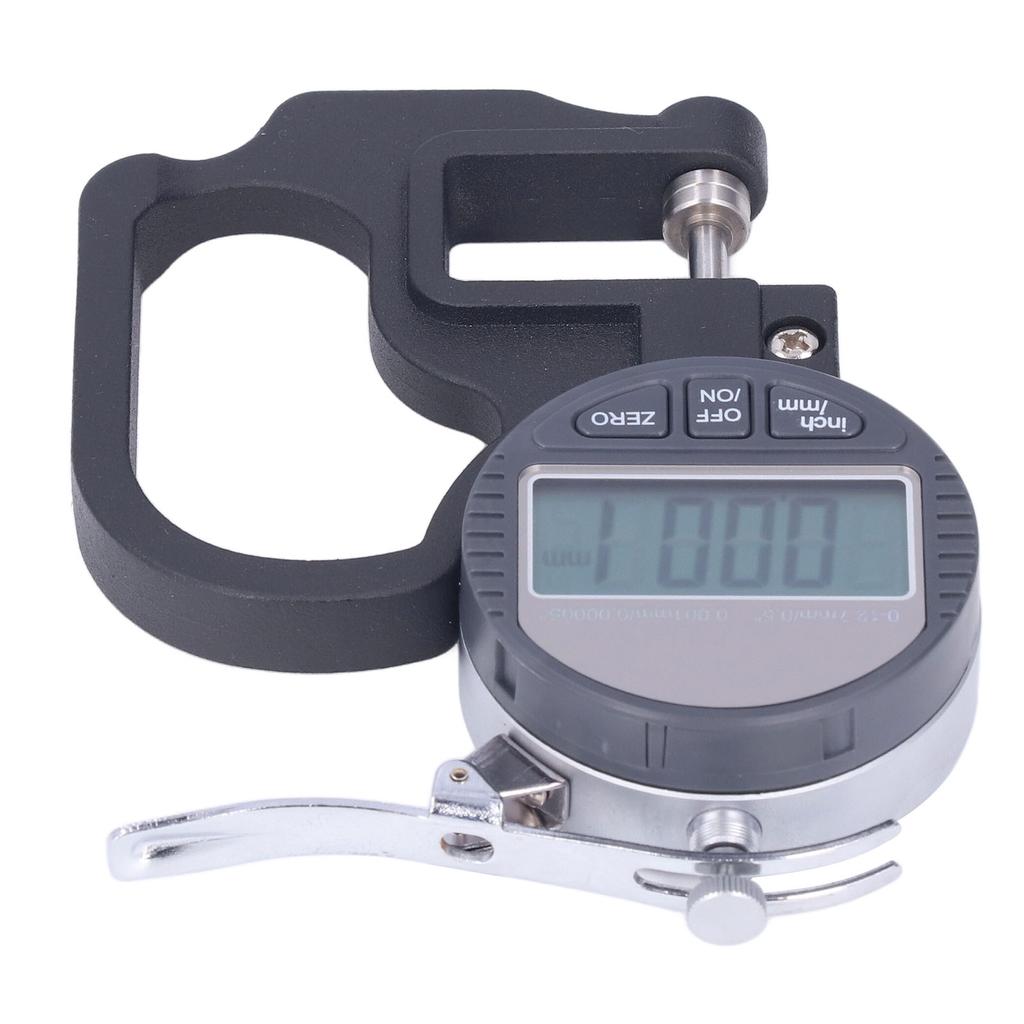 Thickness Gauge LCD Digital Display Micrometer Meter Accurate Measuring Tool for Paper Film 0?12.7mm