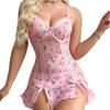 Ins Sleep Dress Cross Border Lace Trimmed Nightwear Pure Temptation Cute Slips