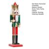 Christmas Nutcracker Ornament Large Wooden Soldier Nutcracker Figurine for Christmas Tree Front Door Hotel Decoration