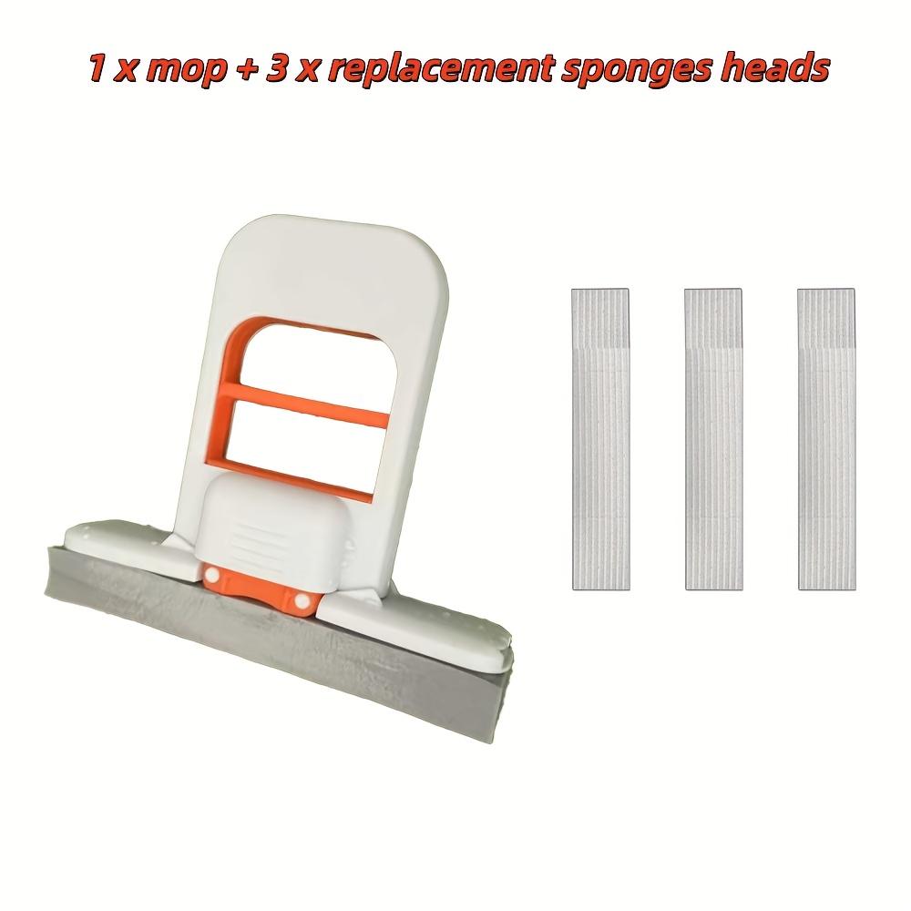

Новая модель Мини-набор швабры свободные руки , 1 шт. швабра + 3 шт. сменные губки, для уборки и впитывания воды на столешнице, журнальном столике 1x mop+3 x replacement sponges оранжевый