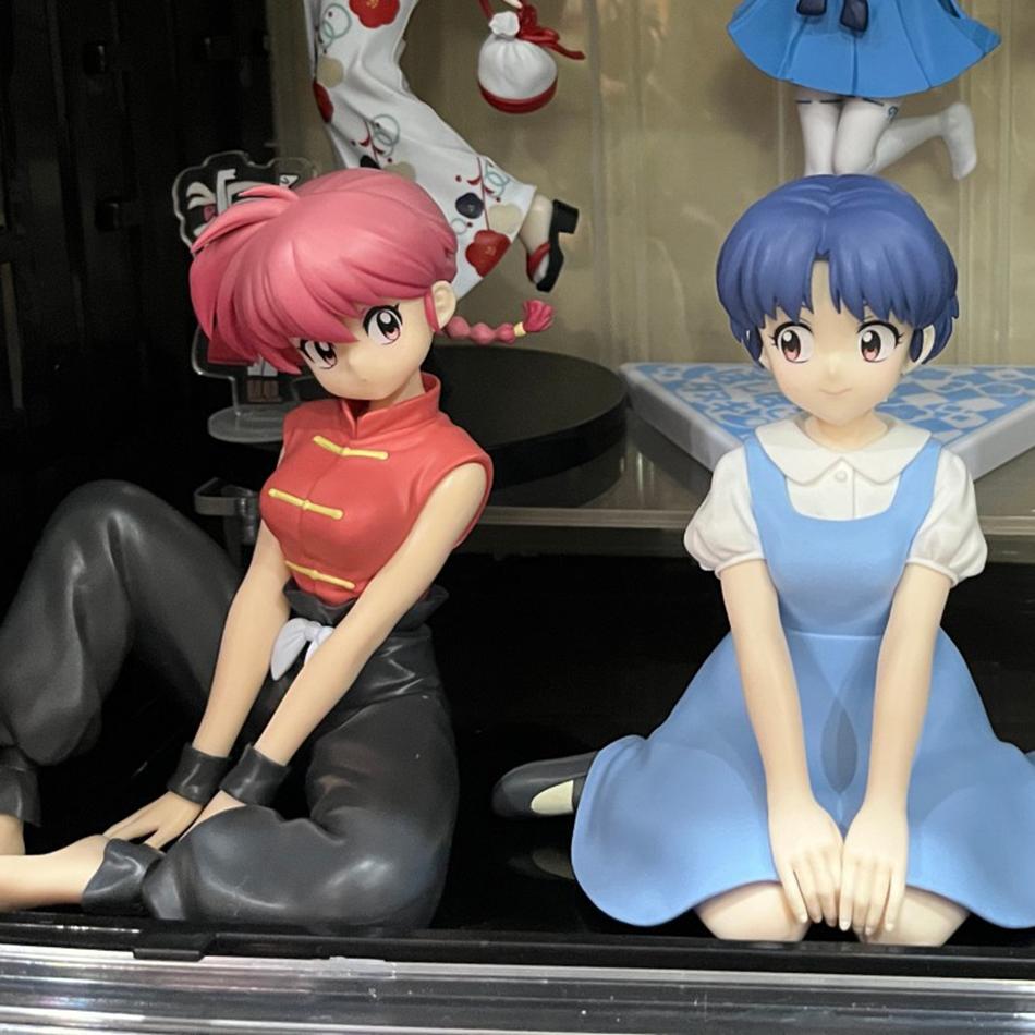 In Stock Original BANDAINAMCO BANPRESTO Ranma 1/2 Relax Time Shampoo Tendou Akane Ranma PVC Figure Model Collector Figurine Toy