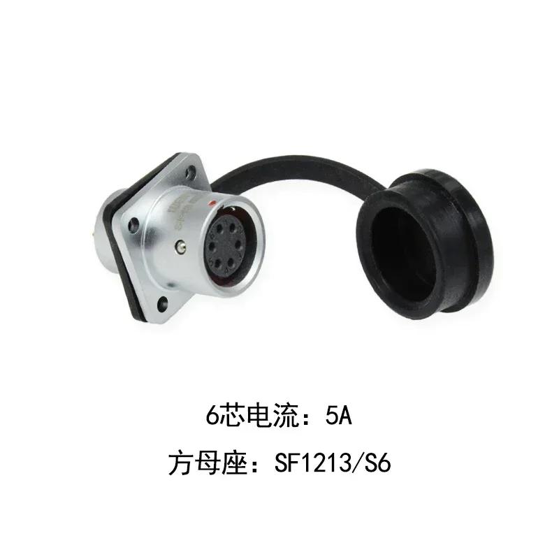 WEIPU SF12 SF1210/P SF1213/S Waterproof Aviation Connector M12 2Pin 3Pin 4Pin 5Pin 6Pin 7Pin 9Pin Panel Jack Mount High Quality