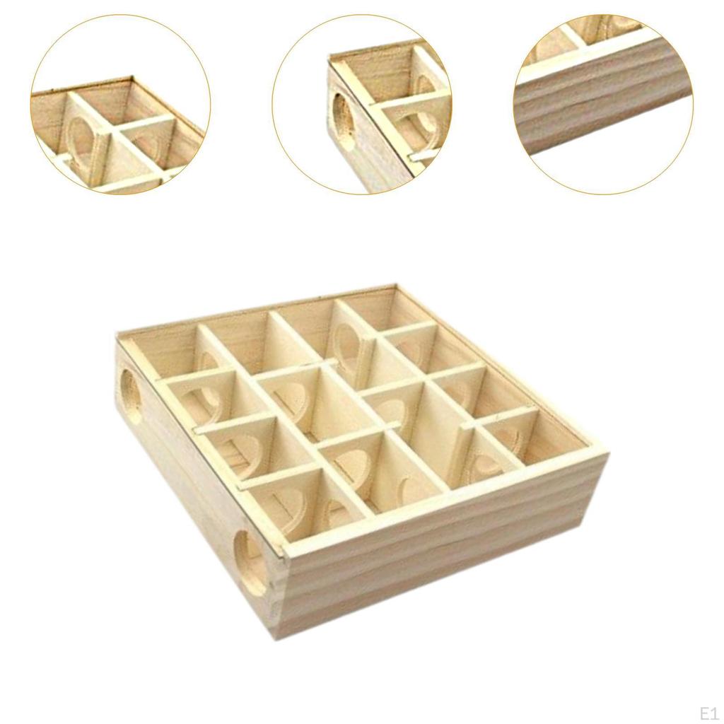 Hamster Toy Pet Habitat Shelter Multi Chamber Hideout Tunnel Container House Maze