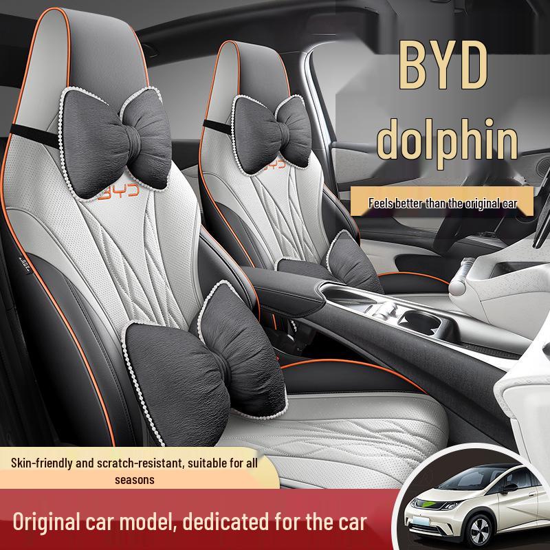 BYD Dolphin All-Season Leather Seat Covers - Full Surround Universal Fit