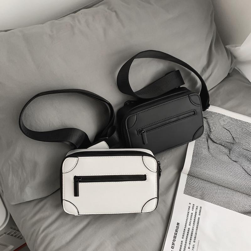 Tide ins Herren neue Umhängetasche Harajuku beliebte personalisierte Box Tasche Paar kleine Umhängetasche lässige Hip Hop Tasche