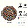 Luxurious Floral Mandala Aluminum Wall Art Round D Metal Poster Plaque For Home Bedroom Living Room Cafe Decor  Aesthetic