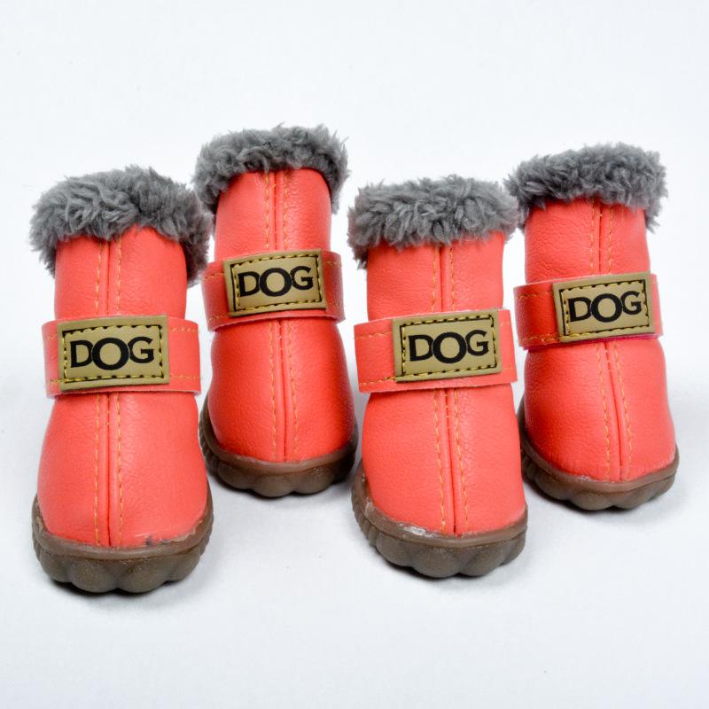 Haustierschuhe, verdickte Schneestiefel für Hunde zum Warmhalten, Teddy Herbst- und Winterschuhe, VIP-Schuhe