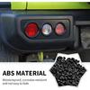Tail Light Cover Rear Taillight Guards Lamp Protector for Suzuki Jimny JB64 JB74 2019 2020 2021 2022 2023 2024 2025 Exterior Accessories (Black)