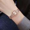 Vintage Female Quartz Watch With Waterresistant Alloy Strap For Elegant Office Wear