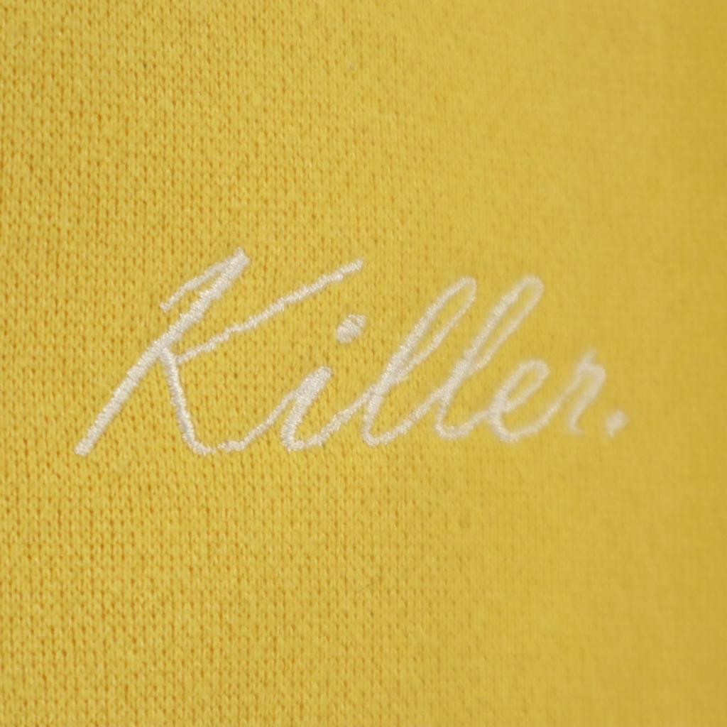 Subciety Long sleeve Sweatshirts L yellow Brushed back of pullover Men's Used