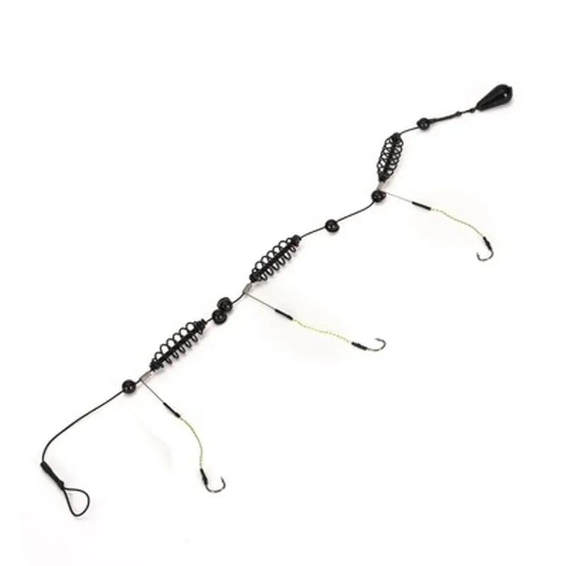 Fishing Hook Artificial Lure Bait Cage Set Fishing Feeder Baitholder Anzol Peche Catfish Jigs Carp Fishing Tackle Tools 15g-40g