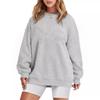 2024 Cross-Border Women's Plus Velvet Loose Long Sleeve Hoodie for Autumn & Winter