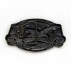 Fibbia Personalizzata in Pelle con Aquila - Design Uccello Western Cowboy