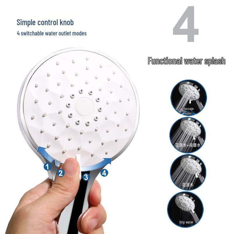 MDNG Multi-function Pressurized Handheld Shower Head
