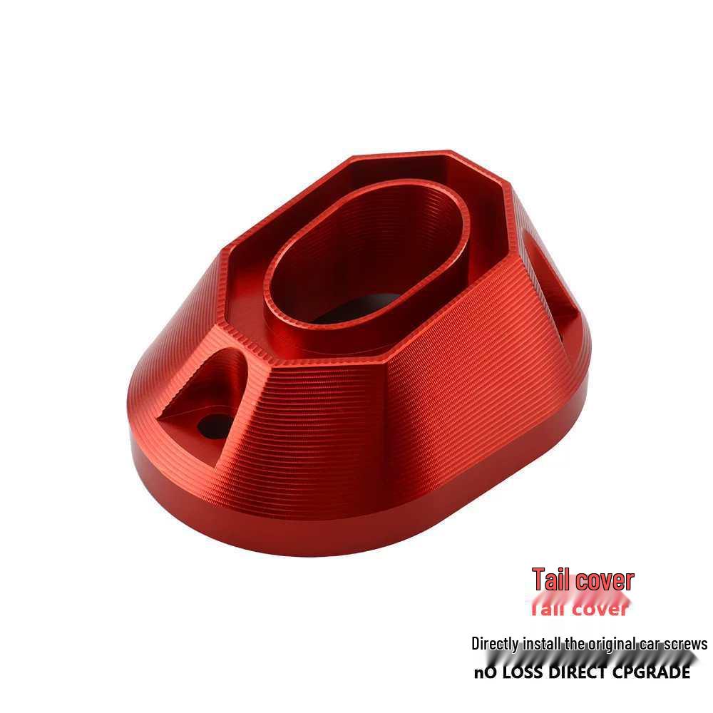 Honda PCX160/125 Exhaust Tail Cover: Aluminum Alloy Protective Accessory for 2021-2025 Models