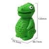 Cute Pet Puzzle Toy Treat-filling Capbbilities for Chew Durable Rubber Dinosaur Dog Teeth Cleaning Toy