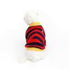 STRIPE NECK BUTTON TSHIRT-RED(Short Sleeve T-Shirt)