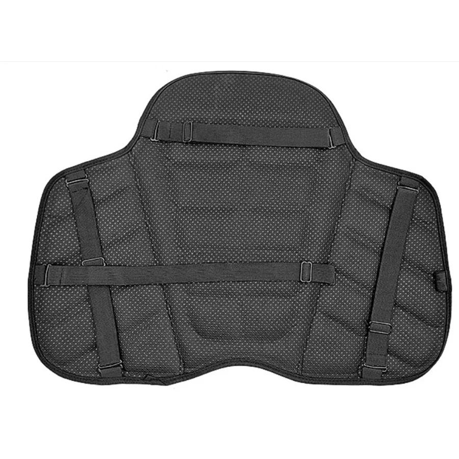 1Pc Motorcycle Cushion with Leg Guard Crush Resistance Padded Seat Protector for Sport Ergonomic Design Breathable Ventilation