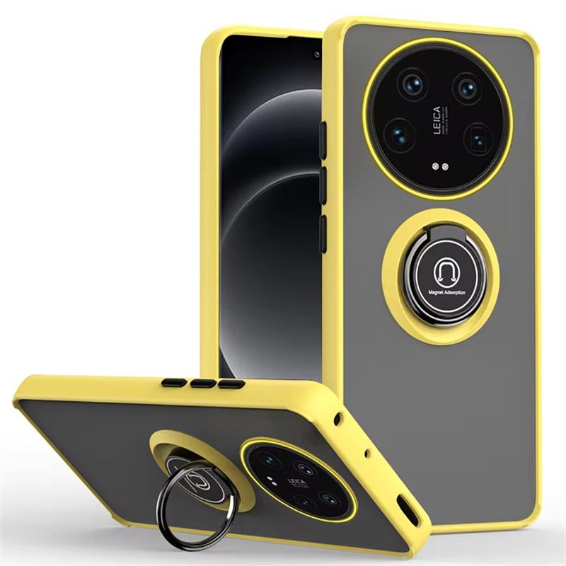 Magnetic Phone Case For Xiaomi mi 14 13T 13 Ultra Pro 11 Lite Shockproof Ring Holder Cases For Xiaomi 12T 12S 12 11T 10T Cover