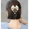 Langlebige Zinklegierung Damen Haarspange Ultra-frisch Süßer Stil Strass-Haarspange mit Quastendesign Perlen-Federklemme Damen