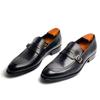 Fashion Men's Genuine Leather Dress Shoes Slip-On Business Loafers for Office&Formal Wear|Lightweight Flat Sole Breathable&Comfortable