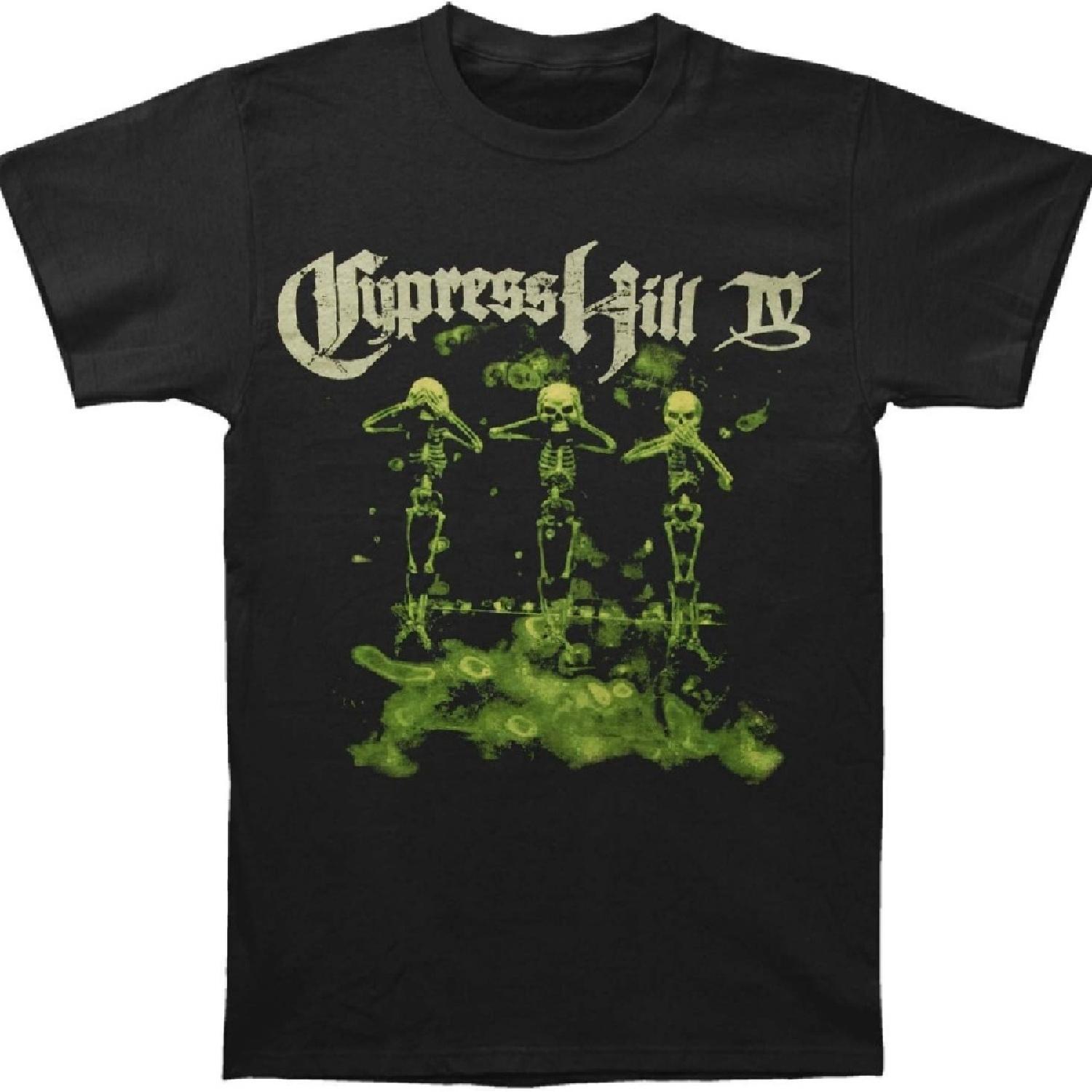 

Cypress Hill Men s IV Album T-Shirt Small Black S