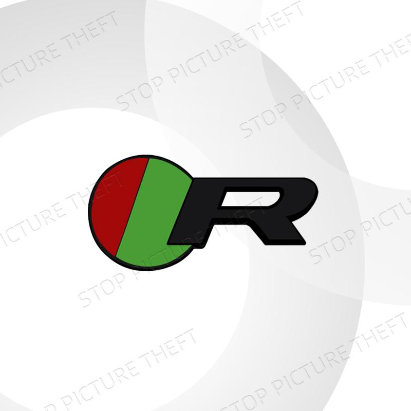Metal Alloy S R Sport Logo Car Grille Badge Trunk Sticker Decoration Emblem For R-S F-Pace S-Type XE XF XJ XK XJR XFR XEL
