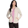 Skechers The Hoodless Hoodie GoWalk Shine Jacket, Womens beige Sweatshirt